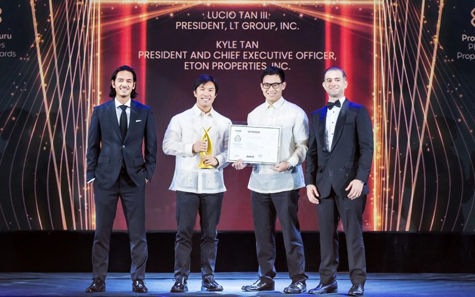 Eton’s Kyle Tan recognized as "Rising Star" at Philippines Property Awards 2023