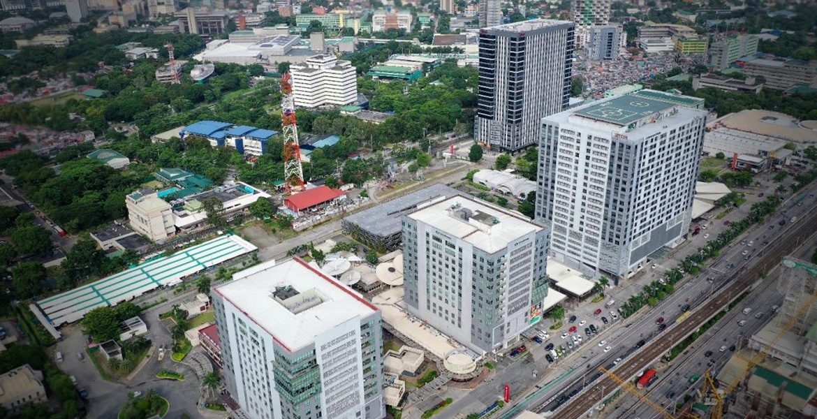 Aerial view of ETON Centris